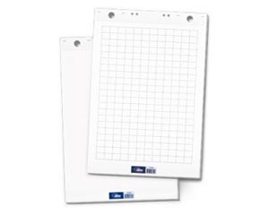 Papra bloks tfelei, 60*85cm, 20 loksnes, balts